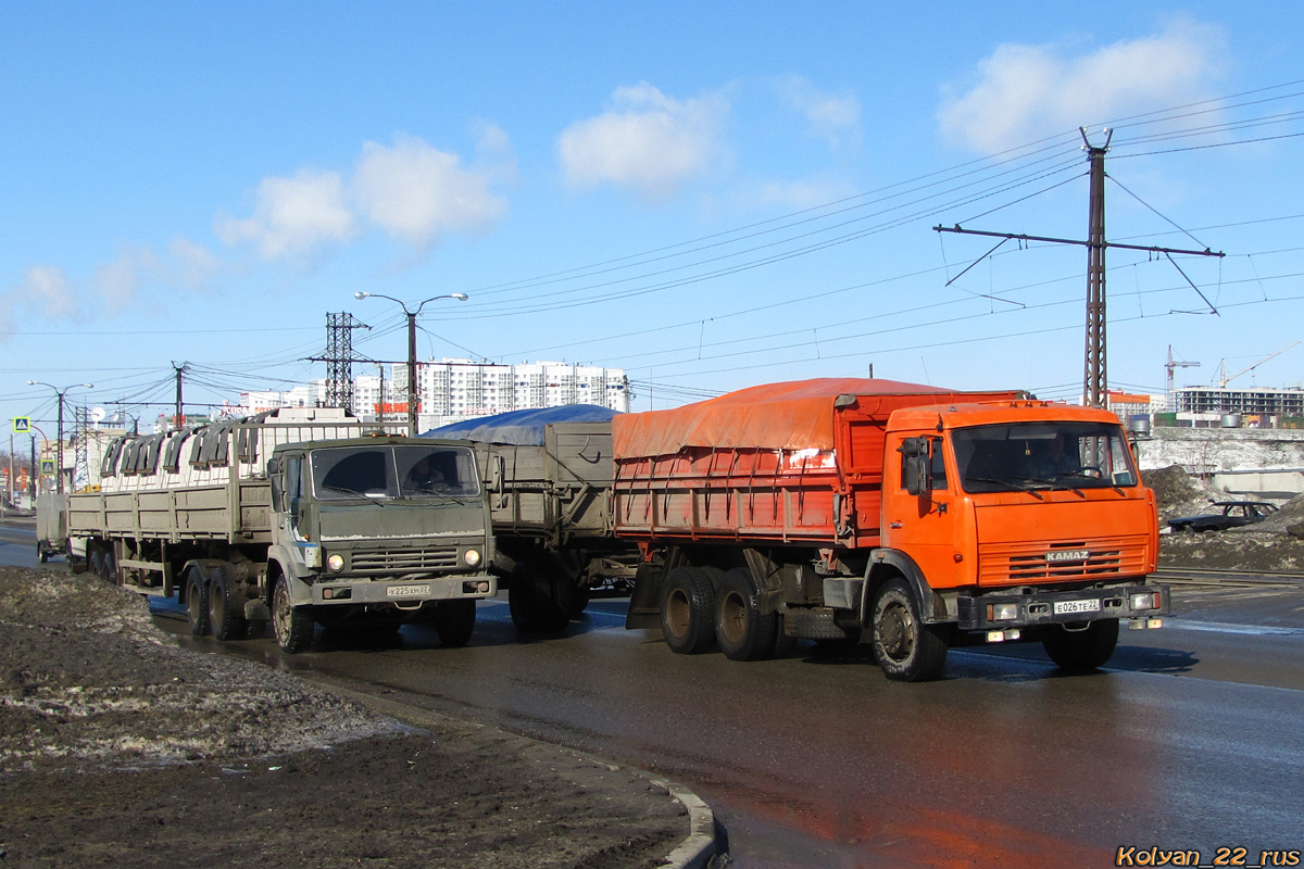 Алтайский край, № Е 026 ТЕ 22 — КамАЗ (общая модель)