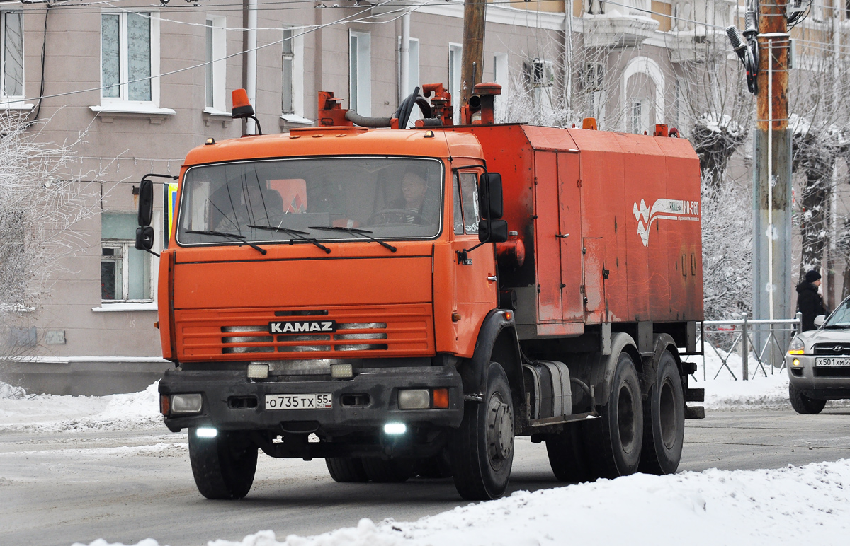 Омская область, № О 735 ТХ 55 — КамАЗ-65115-D3