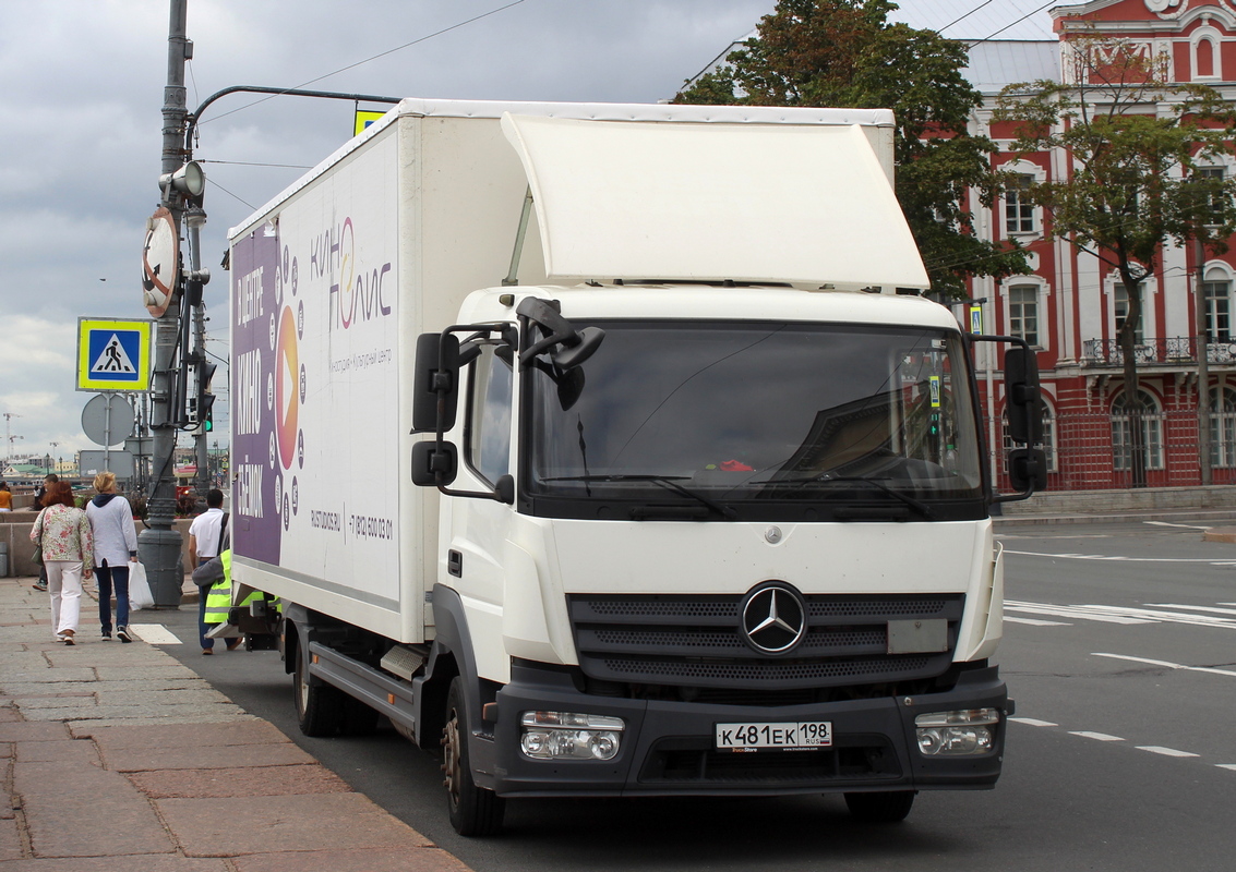 Санкт-Петербург, № К 481 ЕК 198 — Mercedes-Benz Atego 818