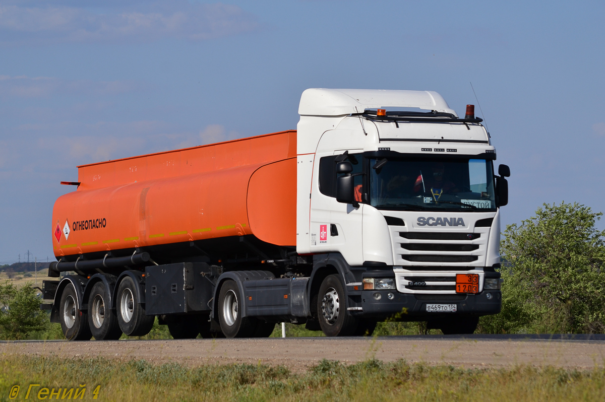 Волгоградская область, № В 469 ТО 134 — Scania ('2013) G400