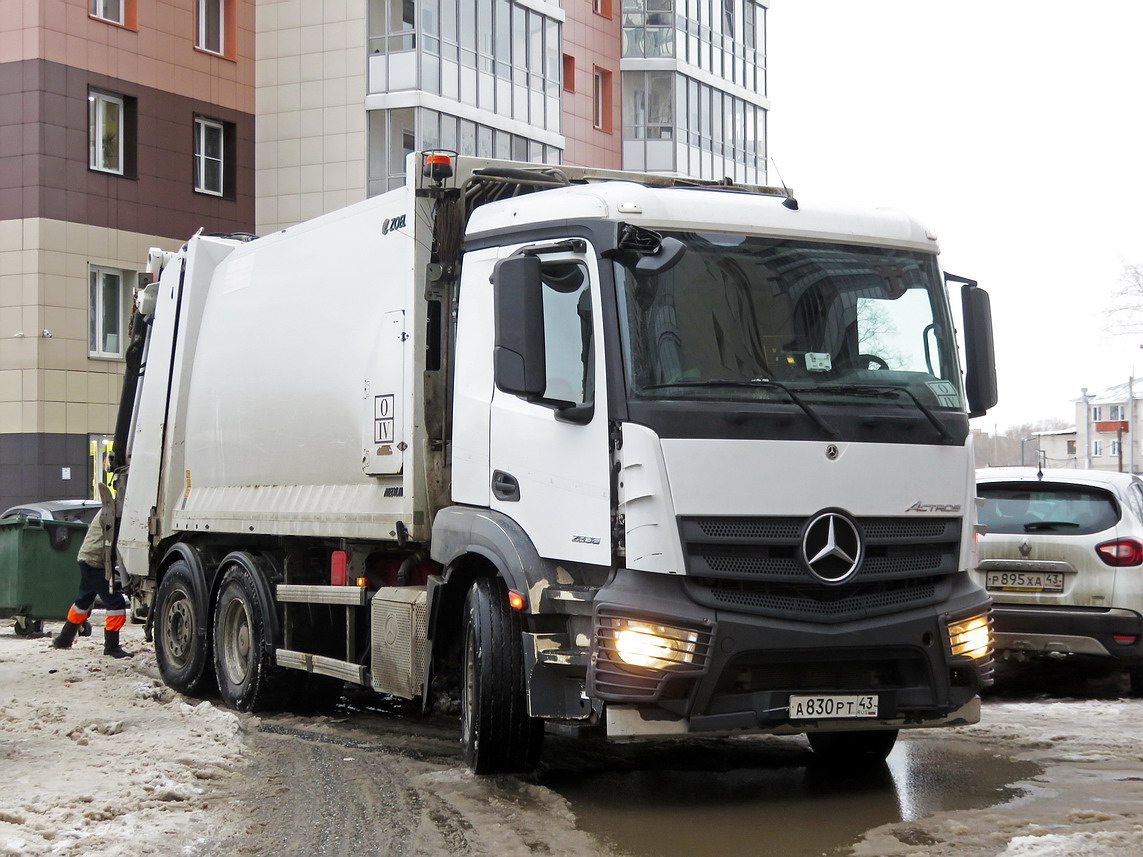 Кировская область, № А 830 РТ 43 — Mercedes-Benz Actros ('2018)