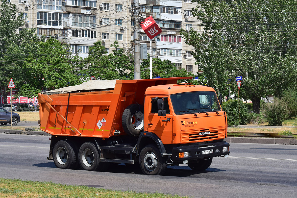 Волгоградская область, № К 765 ТО 134 — КамАЗ-65115 [651150]