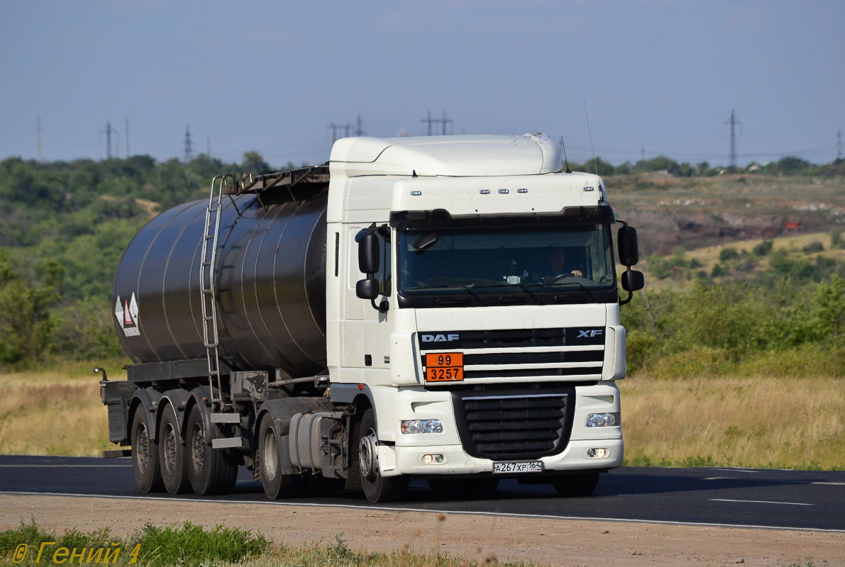 Саратовская область, № А 267 ХР 164 — DAF XF105 FT