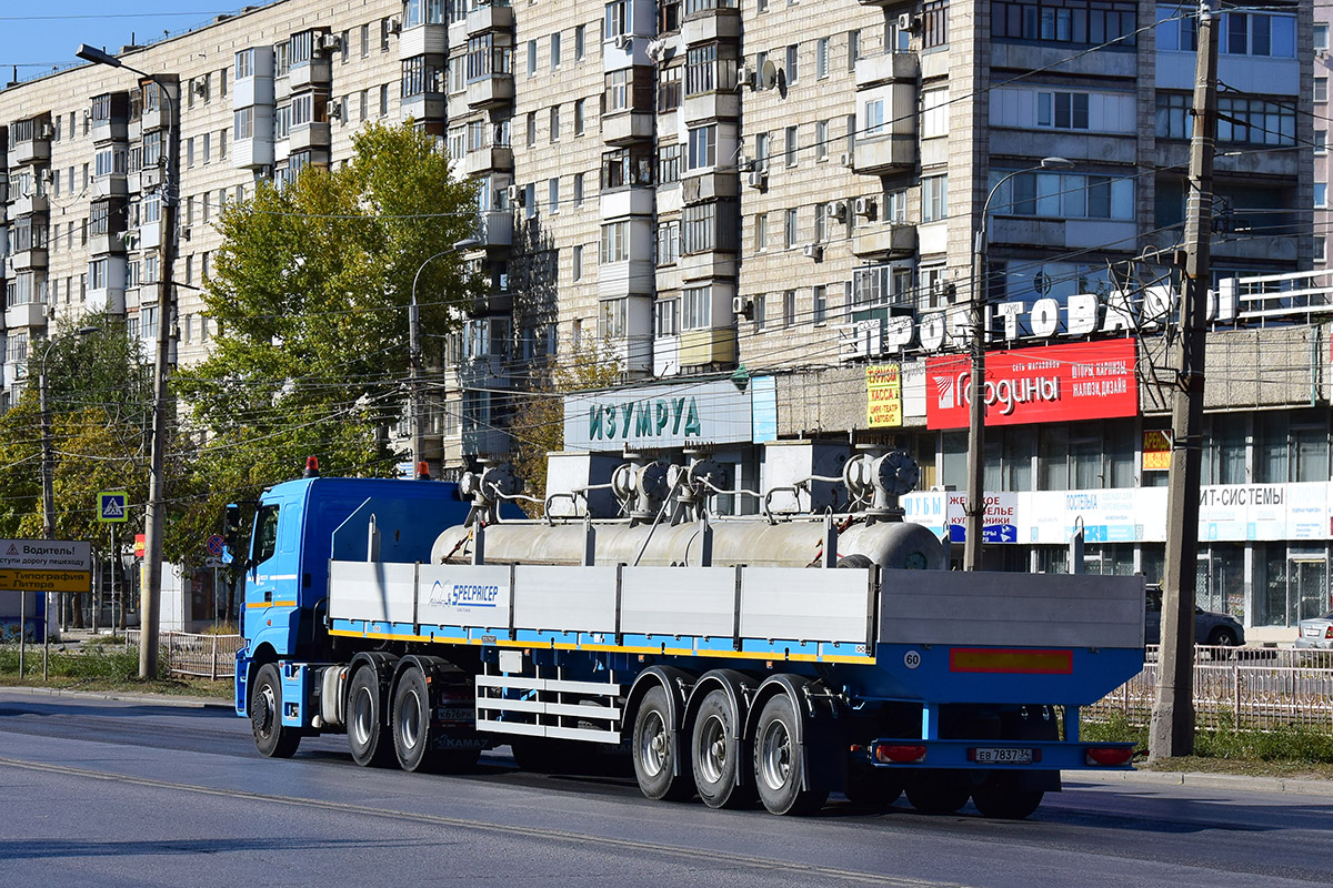 Волгоградская область, № ЕВ 7837 34 — Спецприцеп (общая модель)