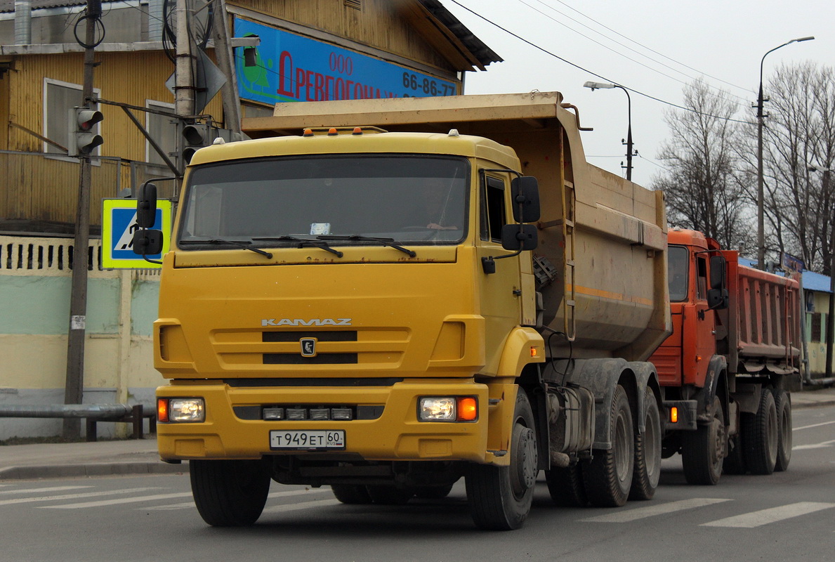 Псковская область, № Т 949 ЕТ 60 — КамАЗ-65116-N3