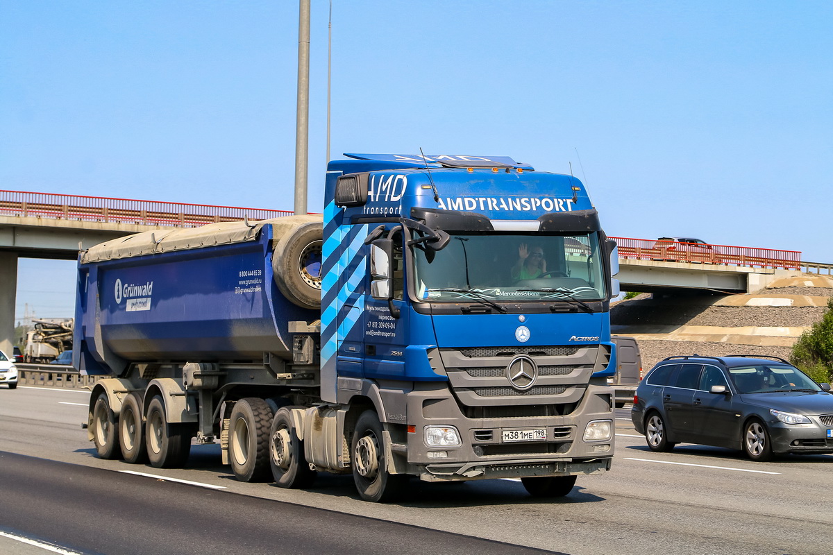 Санкт-Петербург, № М 381 МЕ 198 — Mercedes-Benz Actros '09 2544 [Z9M]