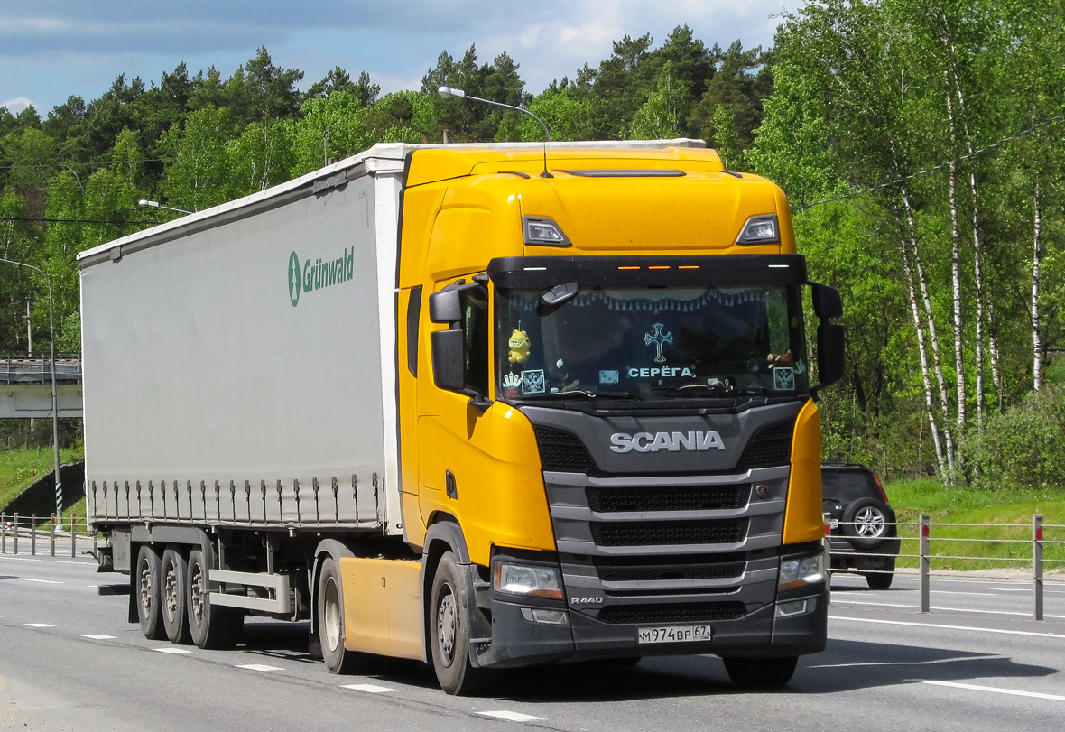 Смоленская область, № М 974 ВР 67 — Scania ('2016) R440