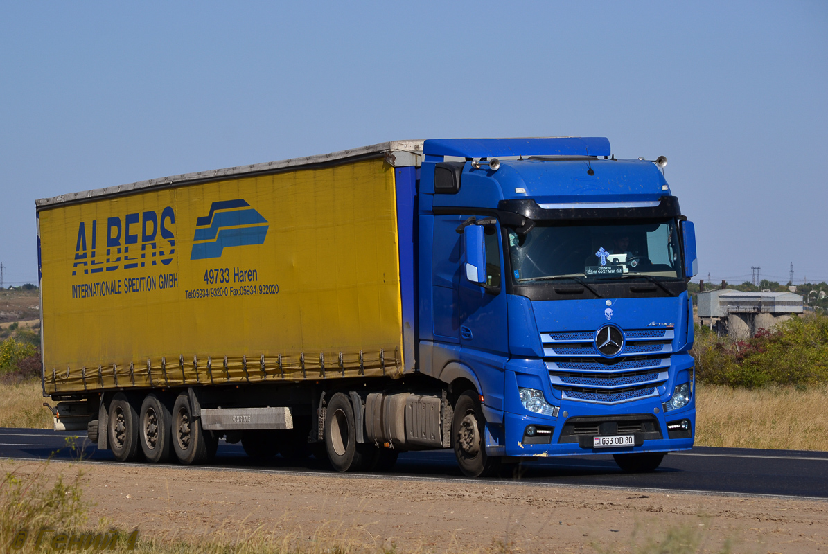 Армения, № 033 OD 80 — Mercedes-Benz Actros ('2011)