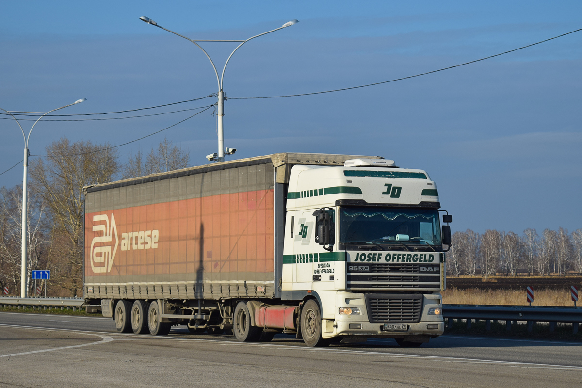 Алматинская область, № 740 AAL 05 — DAF 95XF FT