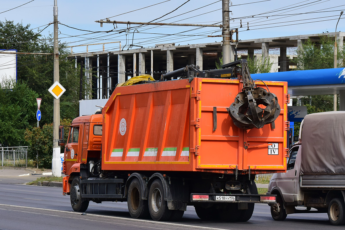 Волгоградская область, № К 518 УУ 134 — КамАЗ-65115-50