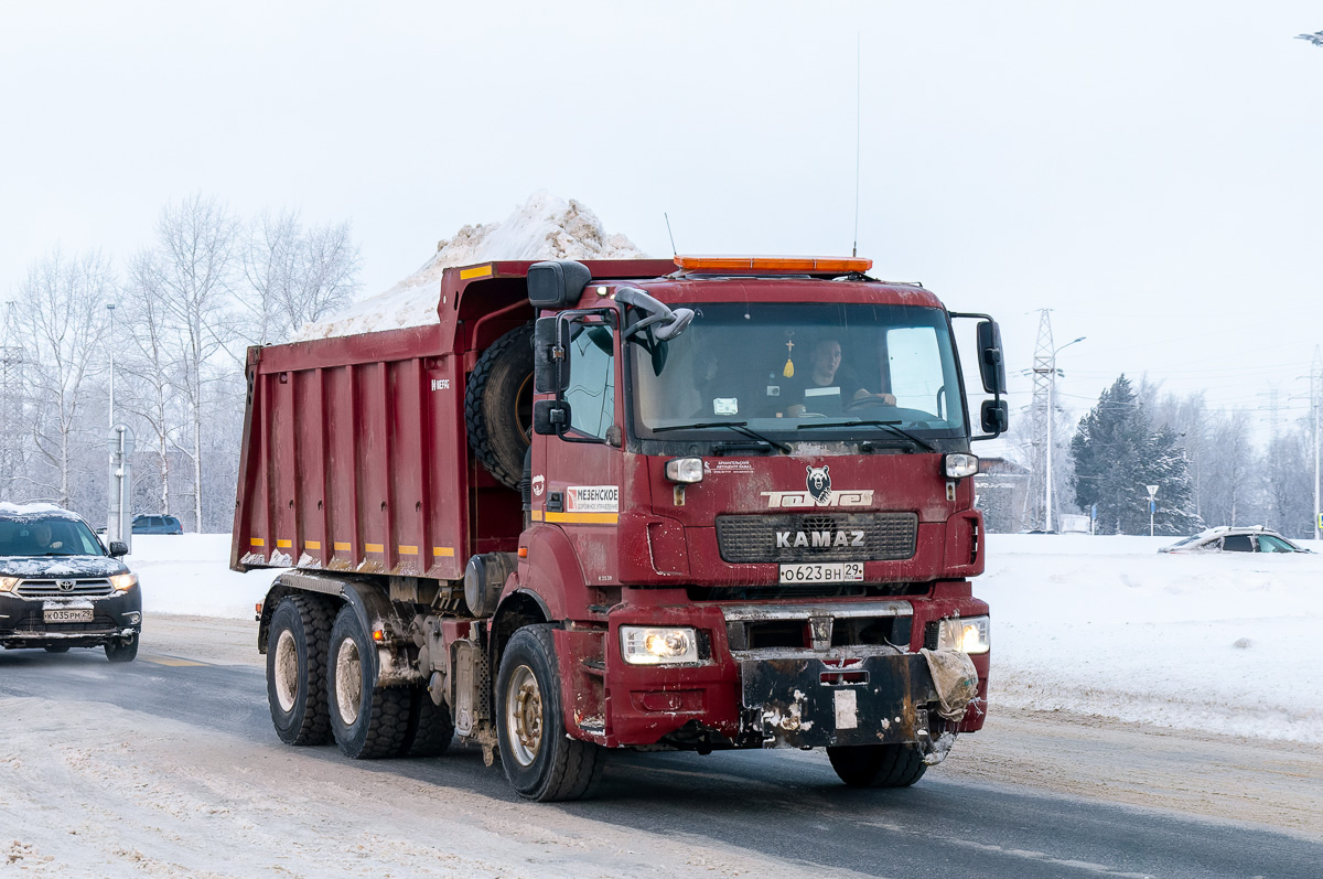 Архангельская область, № О 623 ВН 29 — КамАЗ-6520-53 "Люкс"