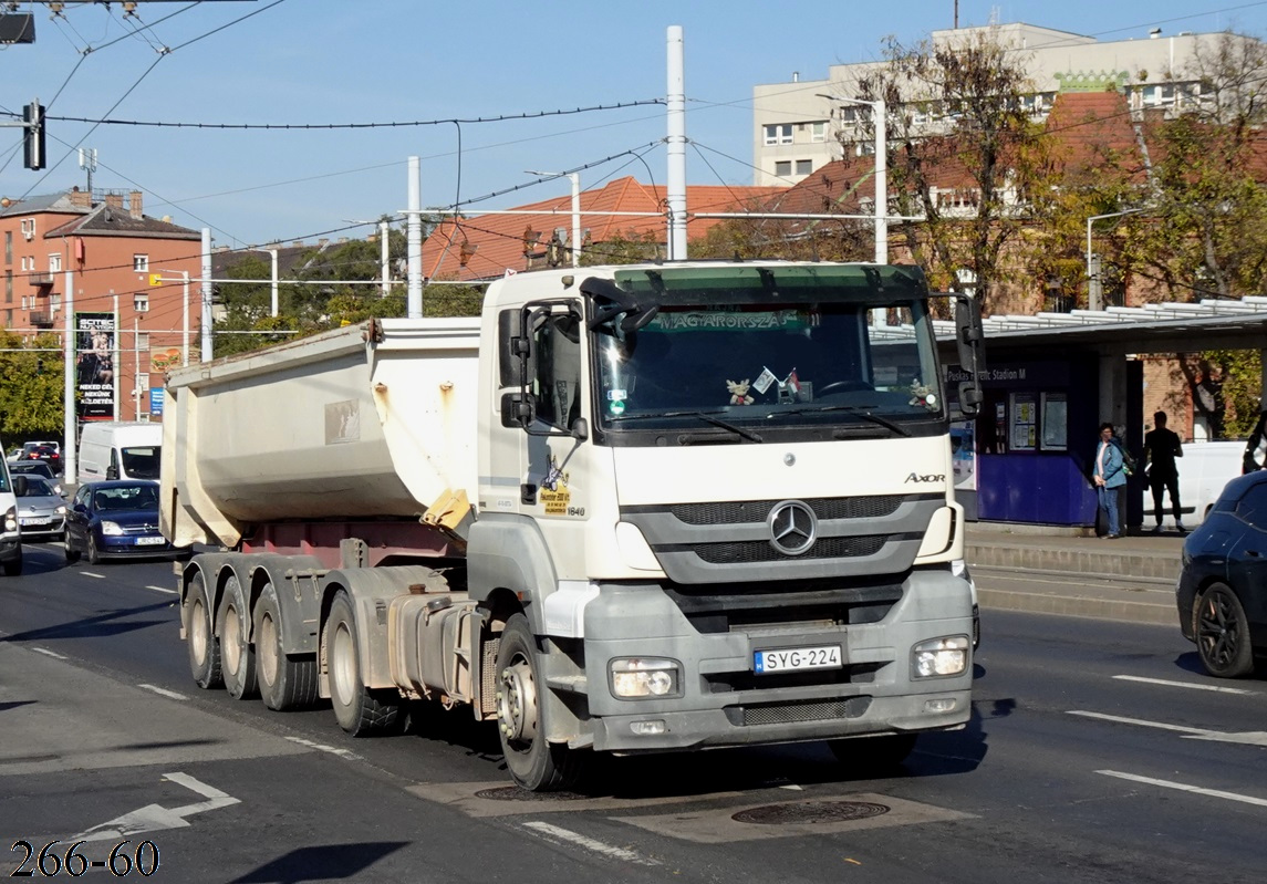 Венгрия, № SYG-224 — Mercedes-Benz Axor 1840