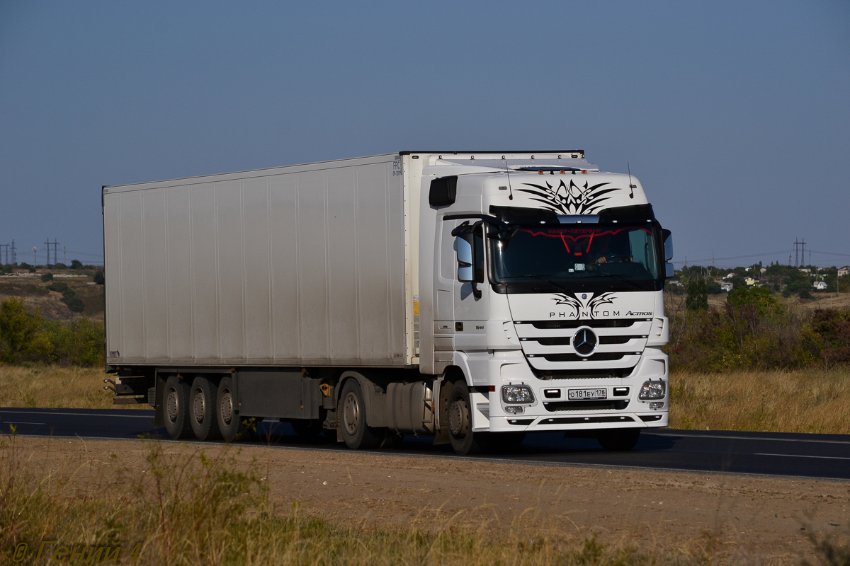 Санкт-Петербург, № О 181 ЕУ 178 — Mercedes-Benz Actros ('2009) 1844