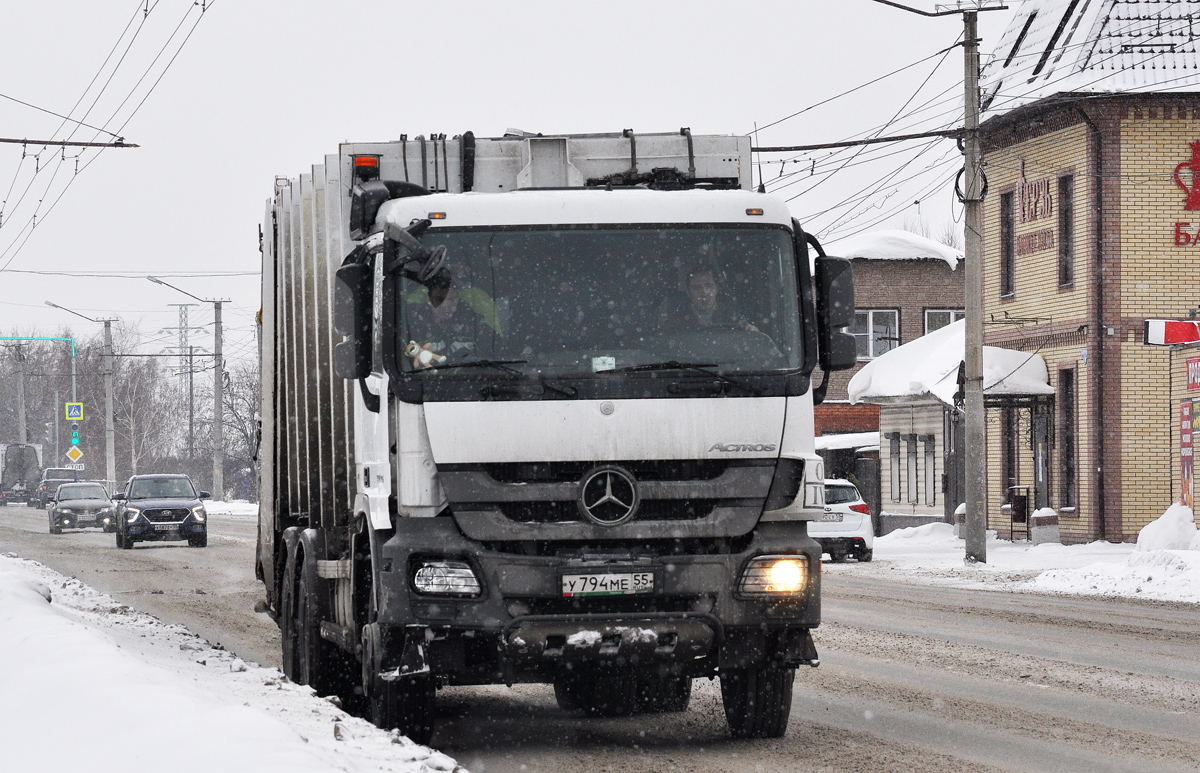 Омская область, № У 794 МЕ 55 — Mercedes-Benz Actros '09 3336 [Z9M]