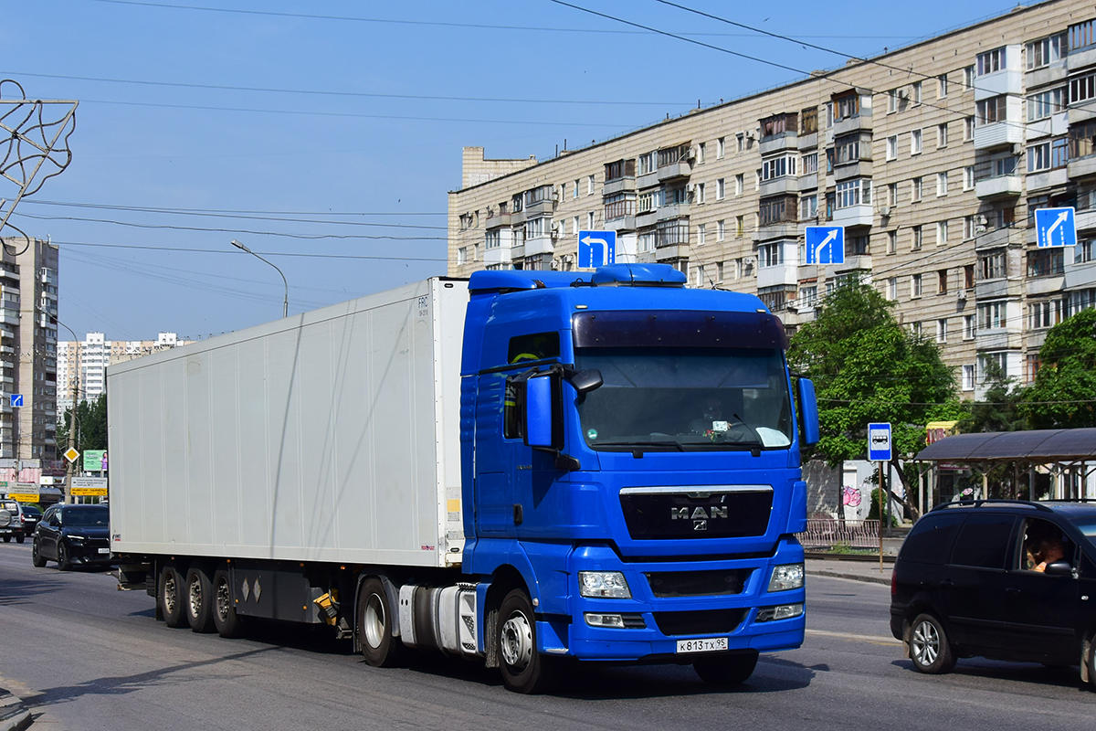 Чечня, № К 813 ТХ 95 — MAN TGX ('2007) 18.480