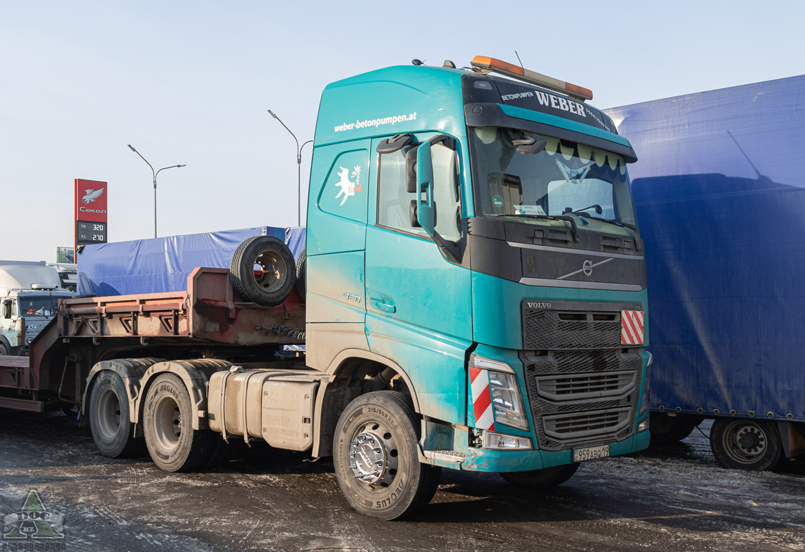 Жетысуская область, № 959 ABQ 19 — Volvo ('2012) FH.420