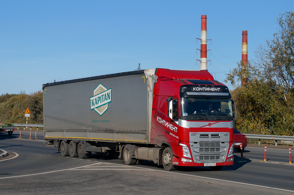 Новосибирская область, № Т 351 АО 154 — Volvo ('2012) FH.460 [X9P]