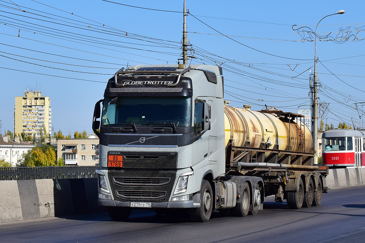 Волгоградская область, № К 218 КВ 134 — Volvo ('2012) FH.460 [X9P]