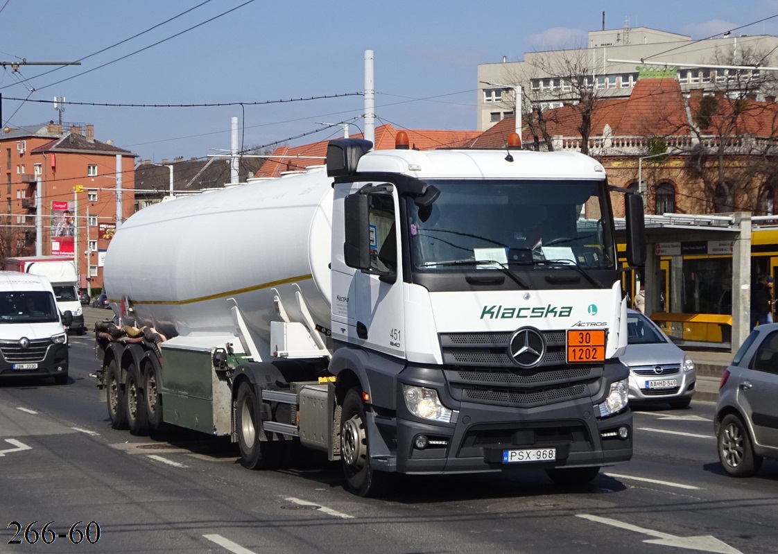 Венгрия, № 451 — Mercedes-Benz Actros ('2018)