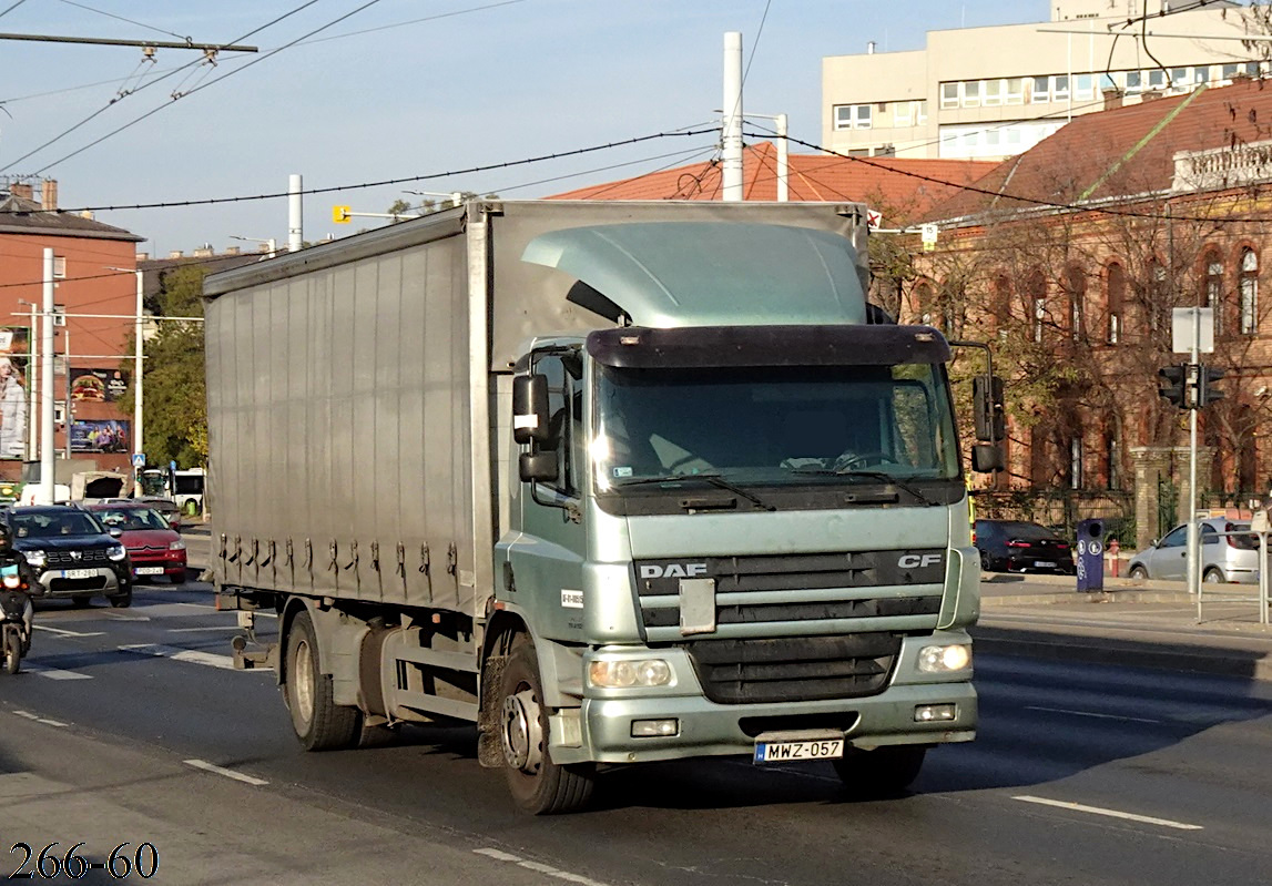 Венгрия, № MWZ-057 — DAF CF75 FA