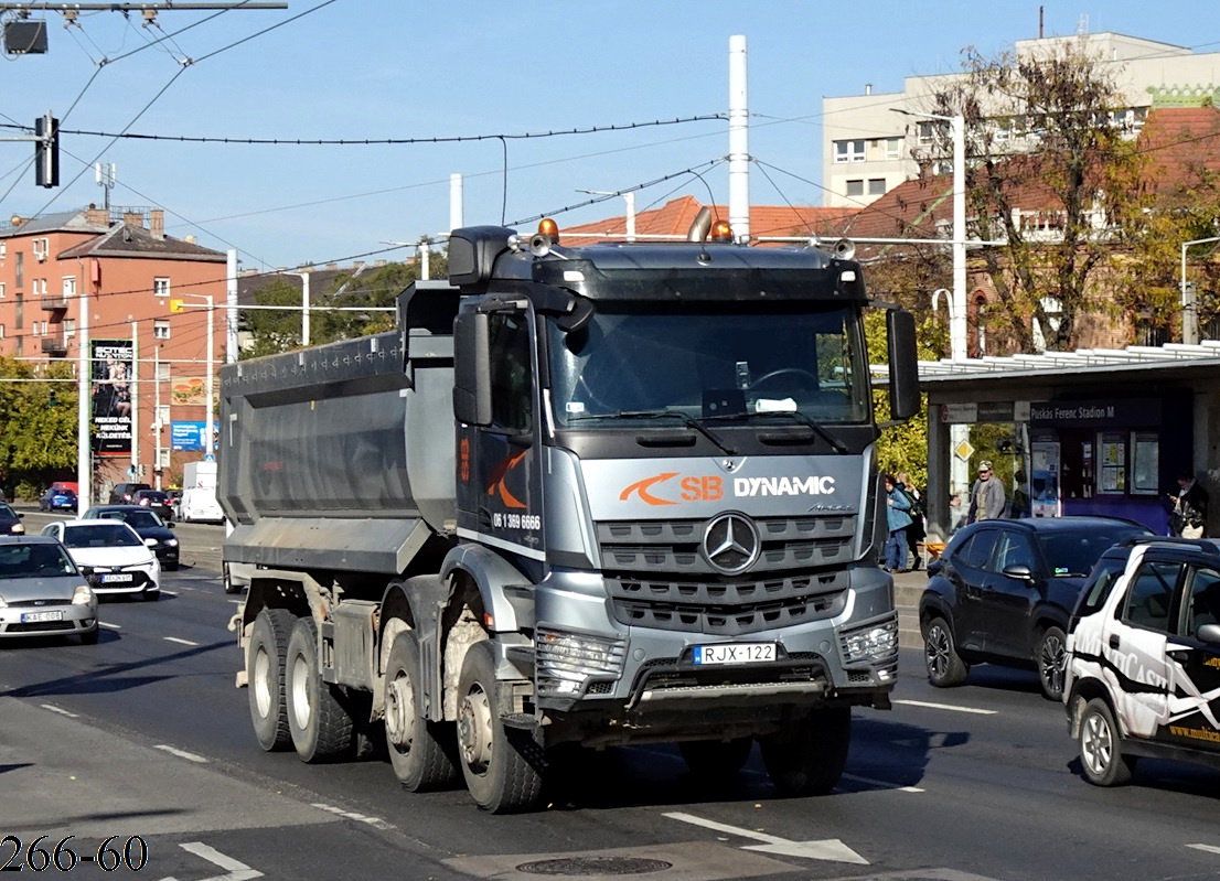 Венгрия, № RJX-122 — Mercedes-Benz Arocs (общ.м)