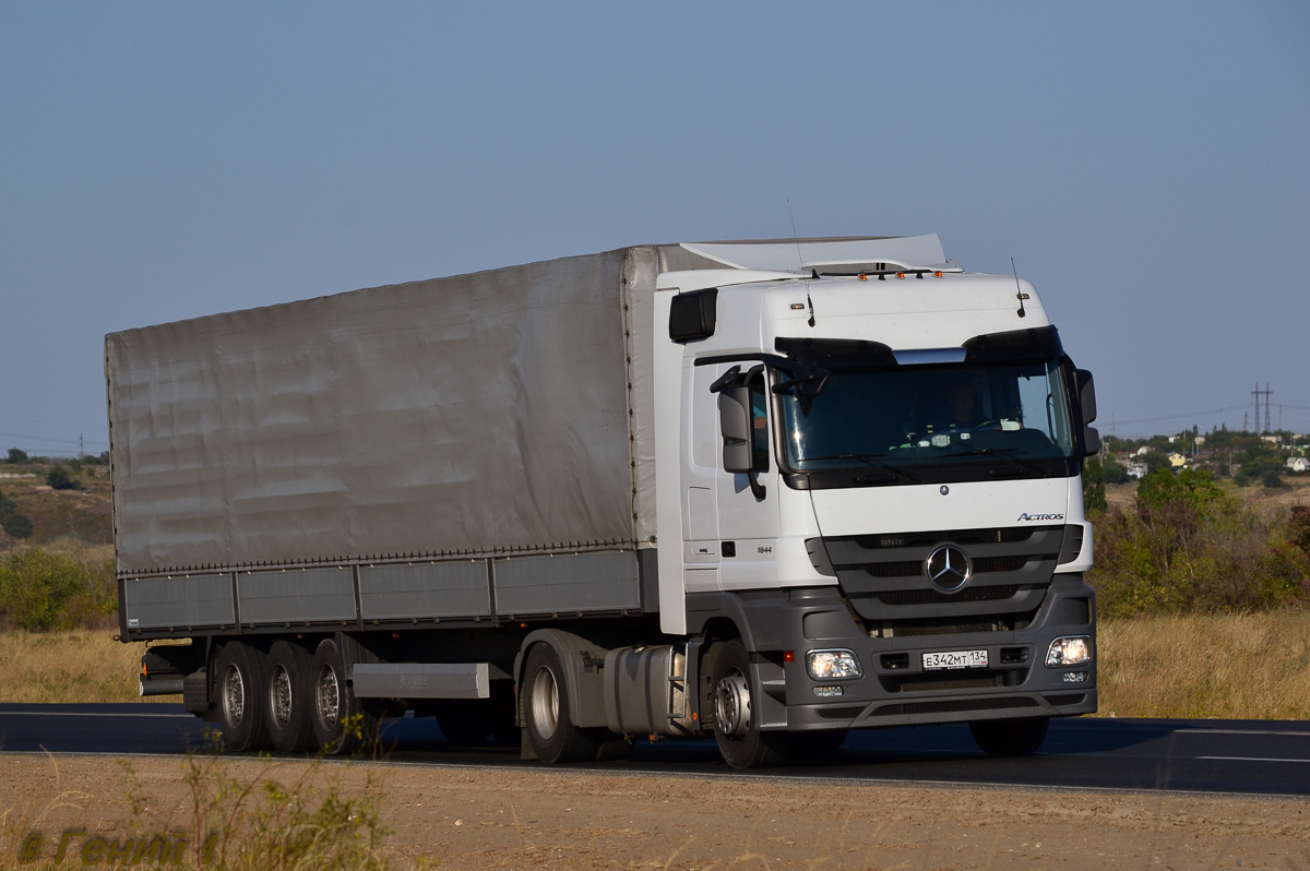 Волгоградская область, № Е 342 МТ 134 — Mercedes-Benz Actros '09 1844 [Z9M]