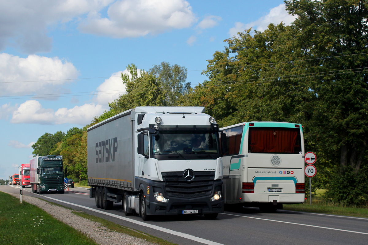 Латвия, № MG-4141 — Mercedes-Benz Actros ('2011)