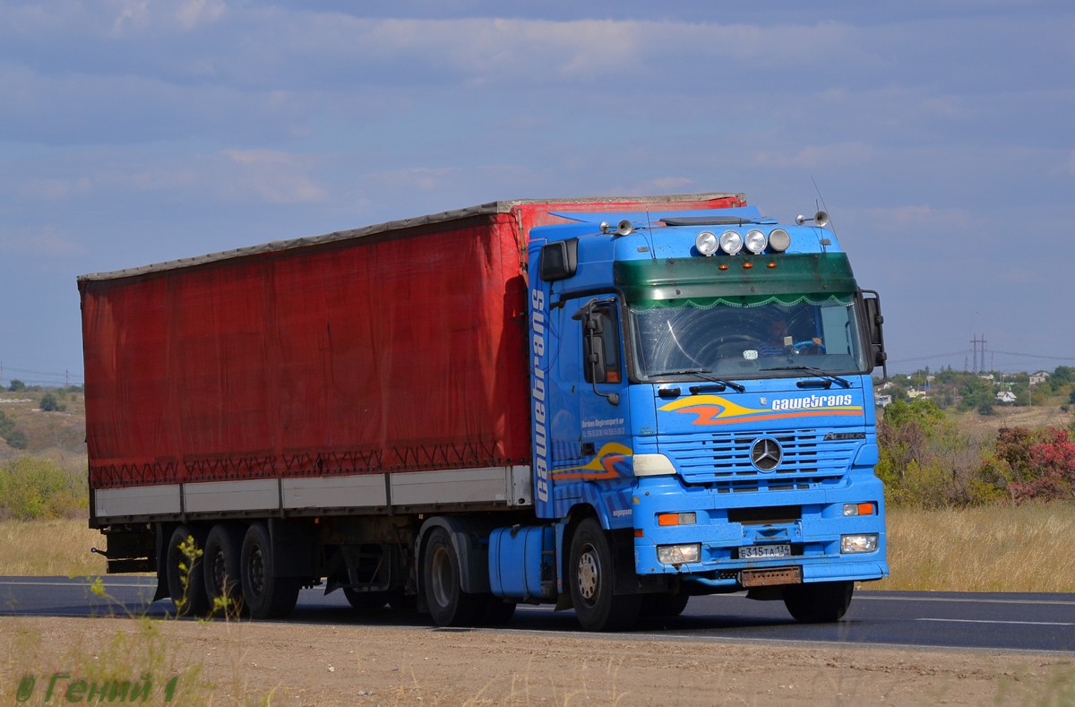 Волгоградская область, № Е 315 ТА 134 — Mercedes-Benz Actros ('1997) 1846