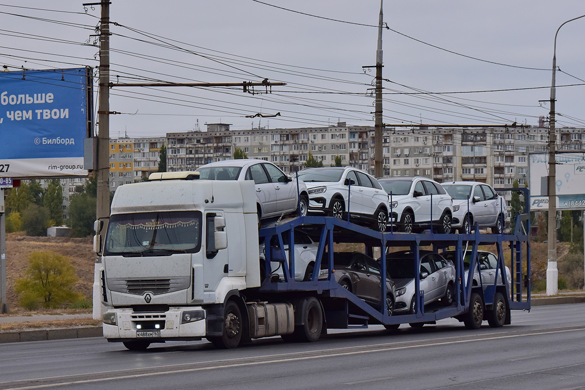 Самарская область, № К 482 ХМ 763 — Renault Premium ('2006)