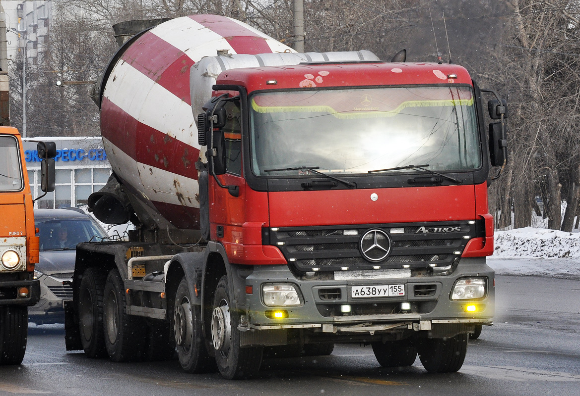 Омская область, № А 638 УУ 155 — Mercedes-Benz Actros ('2003) 4141