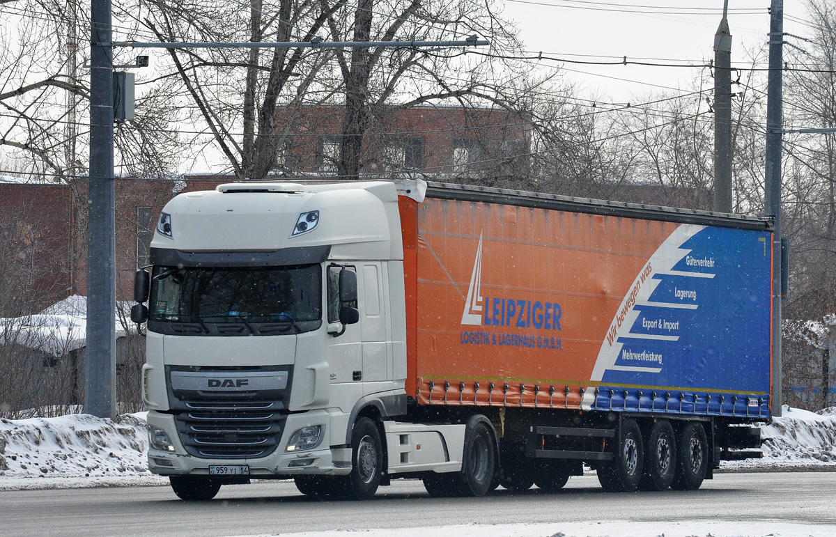 Павлодарская область, № 959 YI 14 — DAF XF Euro6 FT