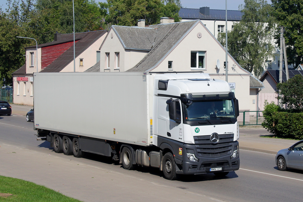 Литва, № MMN 673 — Mercedes-Benz Actros ('2018) 1848