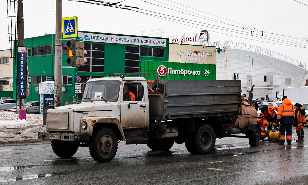 Башкортостан, № М 734 КА 702 — ГАЗ-3309