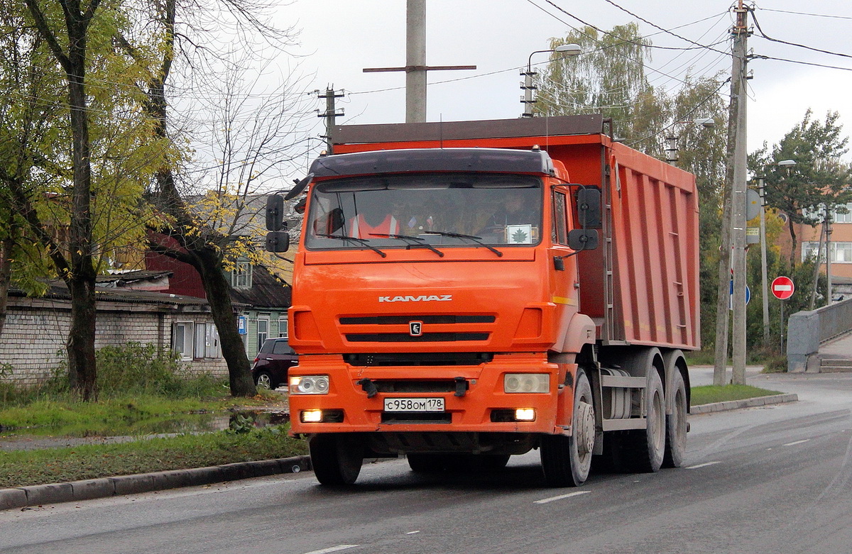 Псковская область, № С 958 ОМ 178 — КамАЗ-6520-43