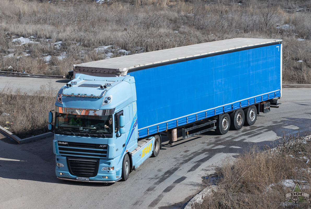 Шымкент, № 849 AQW 17 — DAF XF105 FT