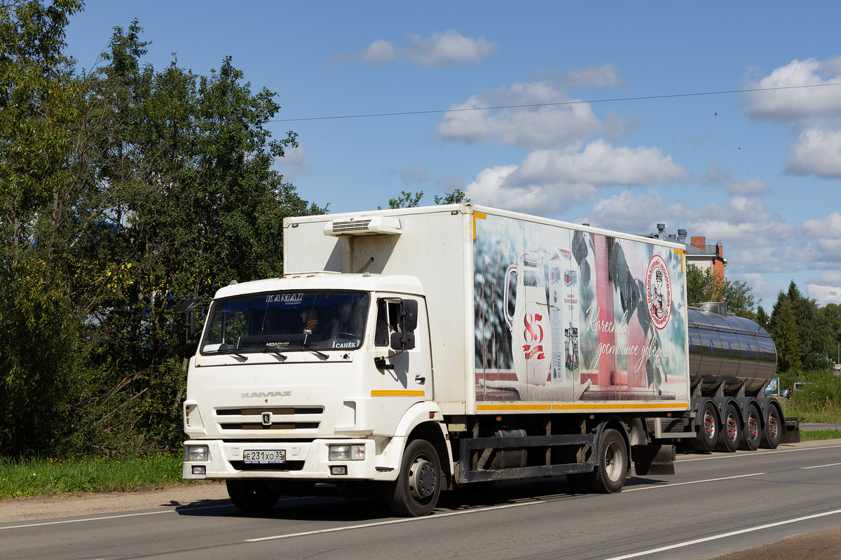 Вологодская область, № Е 231 ХО 35 — КамАЗ-4308-C4(25)