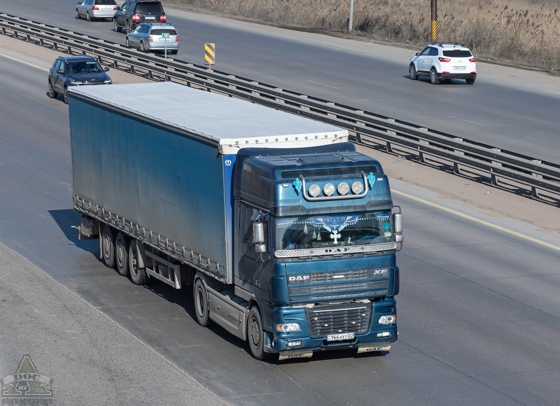 Алматы, № 966 AXY 02 — DAF XF95 FT