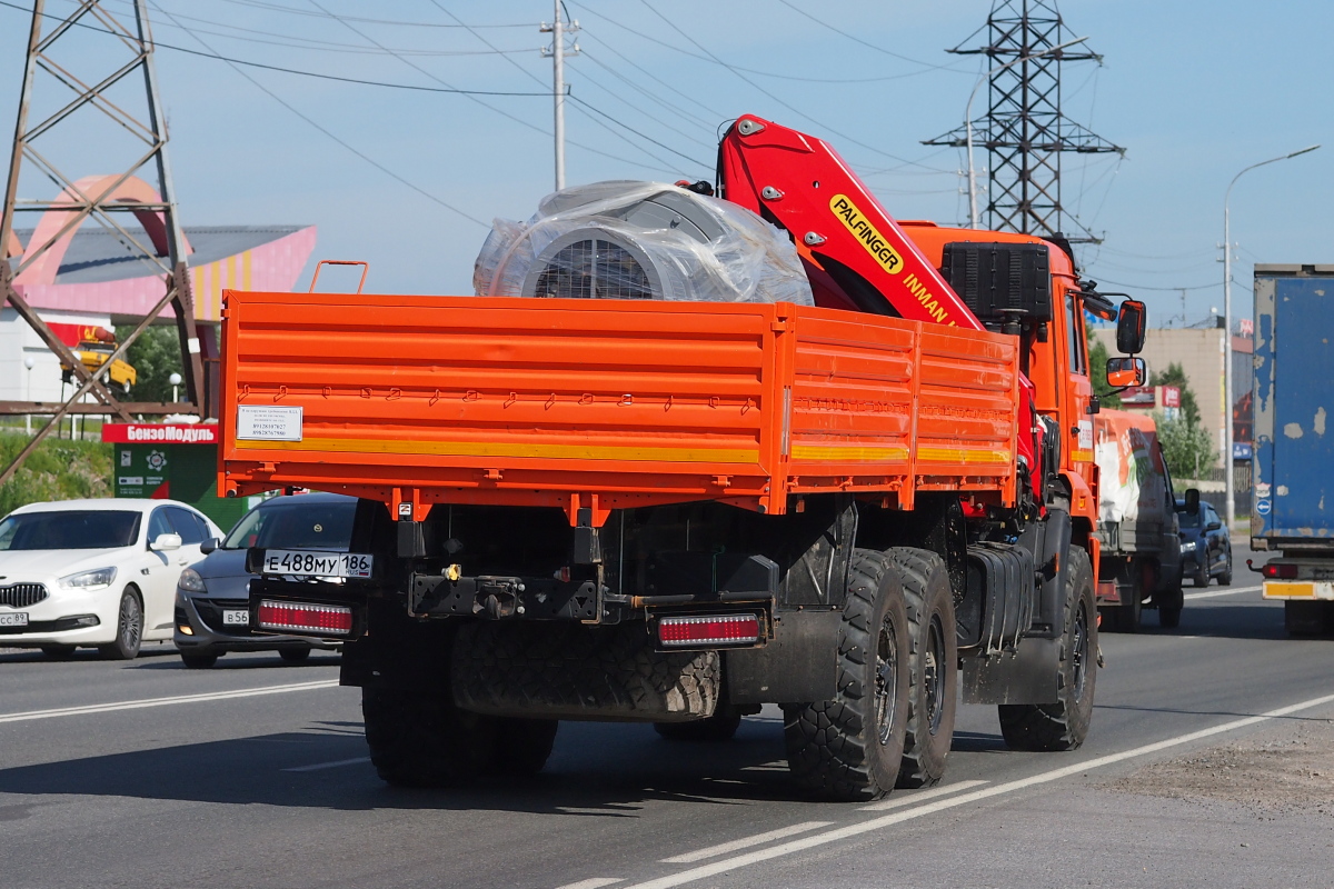 Ханты-Мансийский автоном.округ, № Е 488 МУ 186 — КамАЗ-43118-50