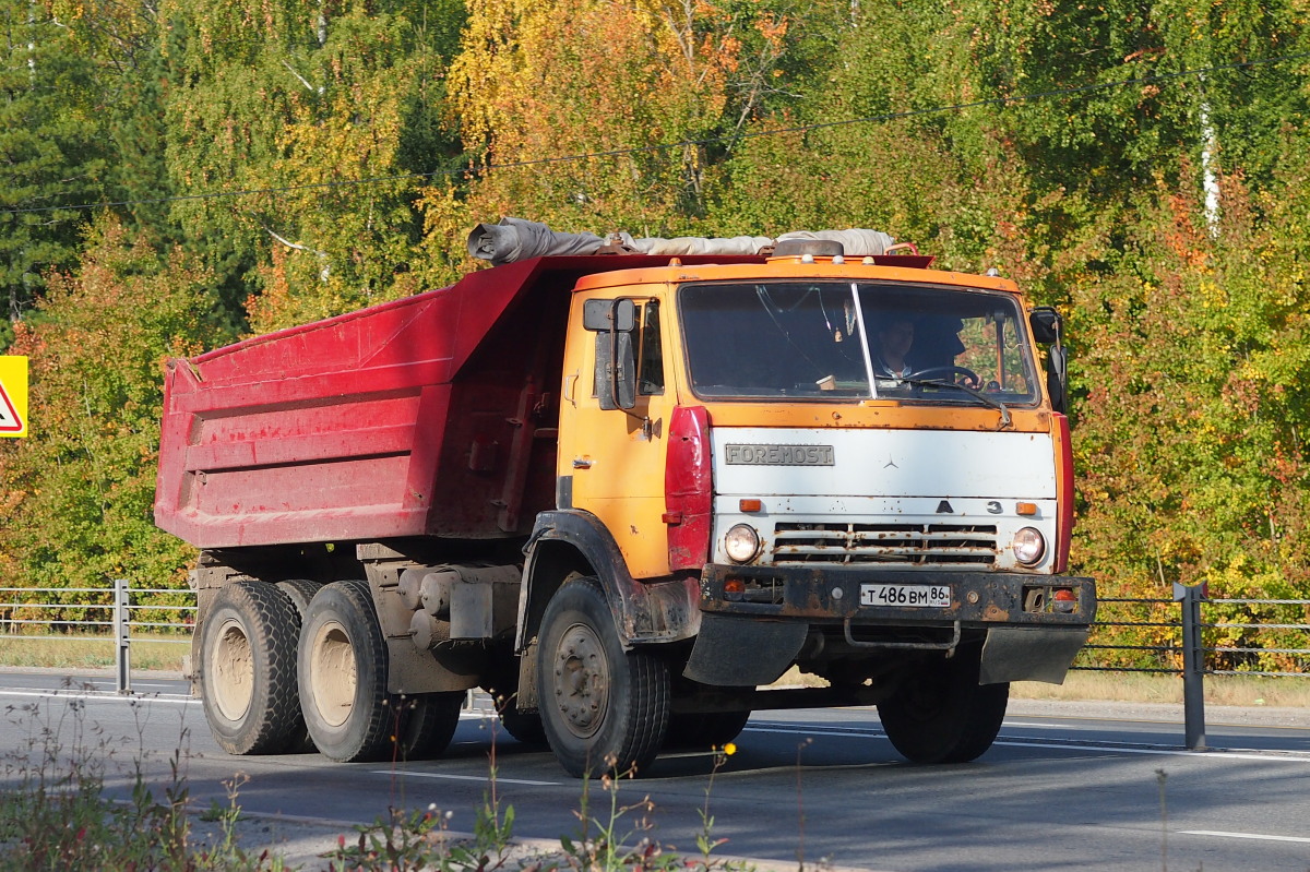 Ханты-Мансийский автоном.округ, № Т 486 ВМ 86 — КамАЗ-55111 [551110]