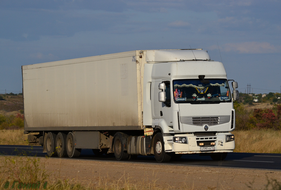 Ульяновская область, № А 590 ХВ 73 — Renault Premium ('2006)