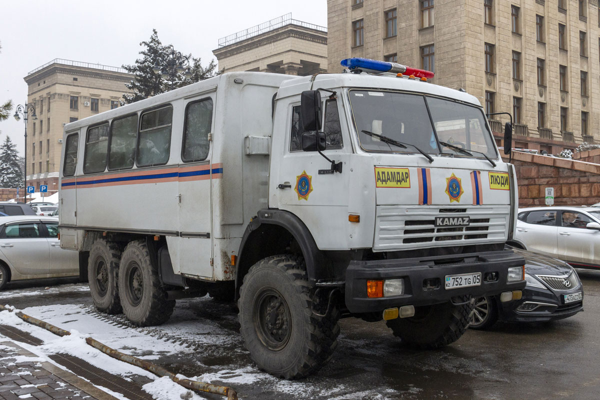 Алматинская область, № 752 TG 05 — КамАЗ-43114 (общая модель)