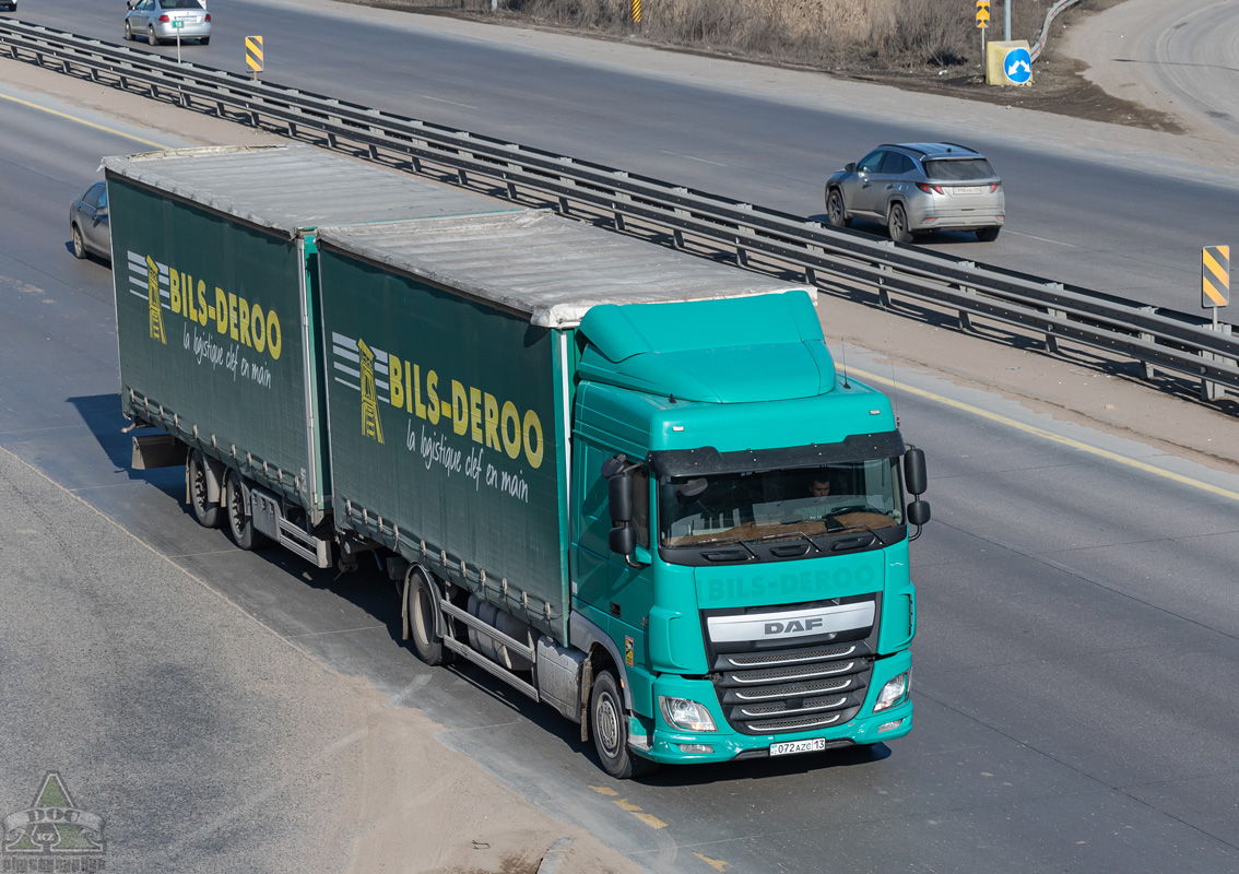 Туркестанская область, № 072 AZC 13 — DAF XF Euro6 (общая модель)