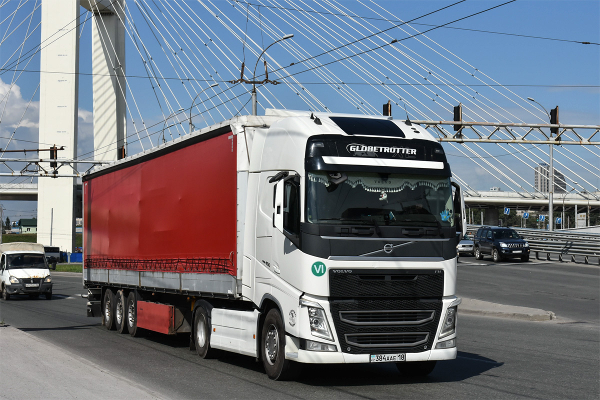 Абайская область, № 384 AAE 18 — Volvo ('2012) FH.460