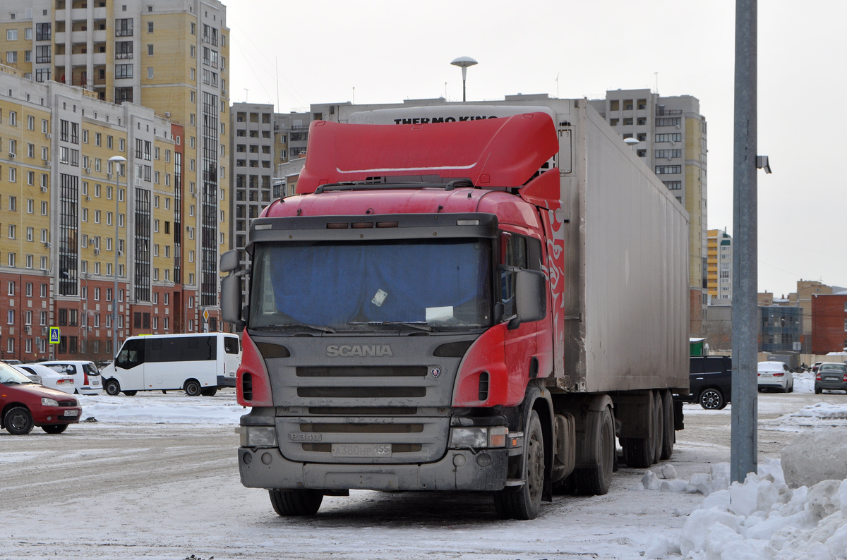 Омская область, № А 380 НР 155 — Scania ('2011) P340