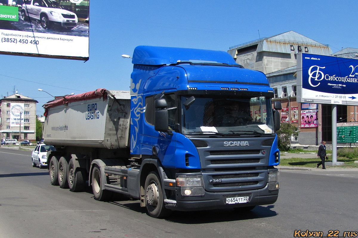 Алтайский край, № О 654 ТТ 22 — Scania ('2004) P340