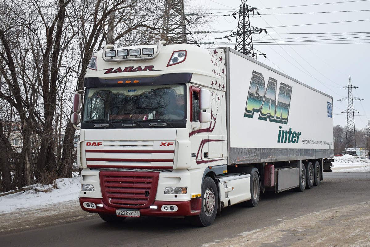 Алтайский край, № В 222 ХС 22 — DAF XF105 FT