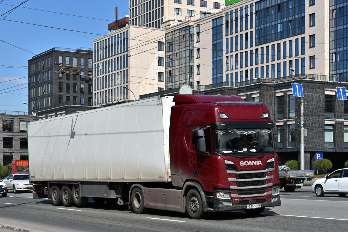 Новосибирская область, № Р 395 СМ 154 — Scania ('2016) R450