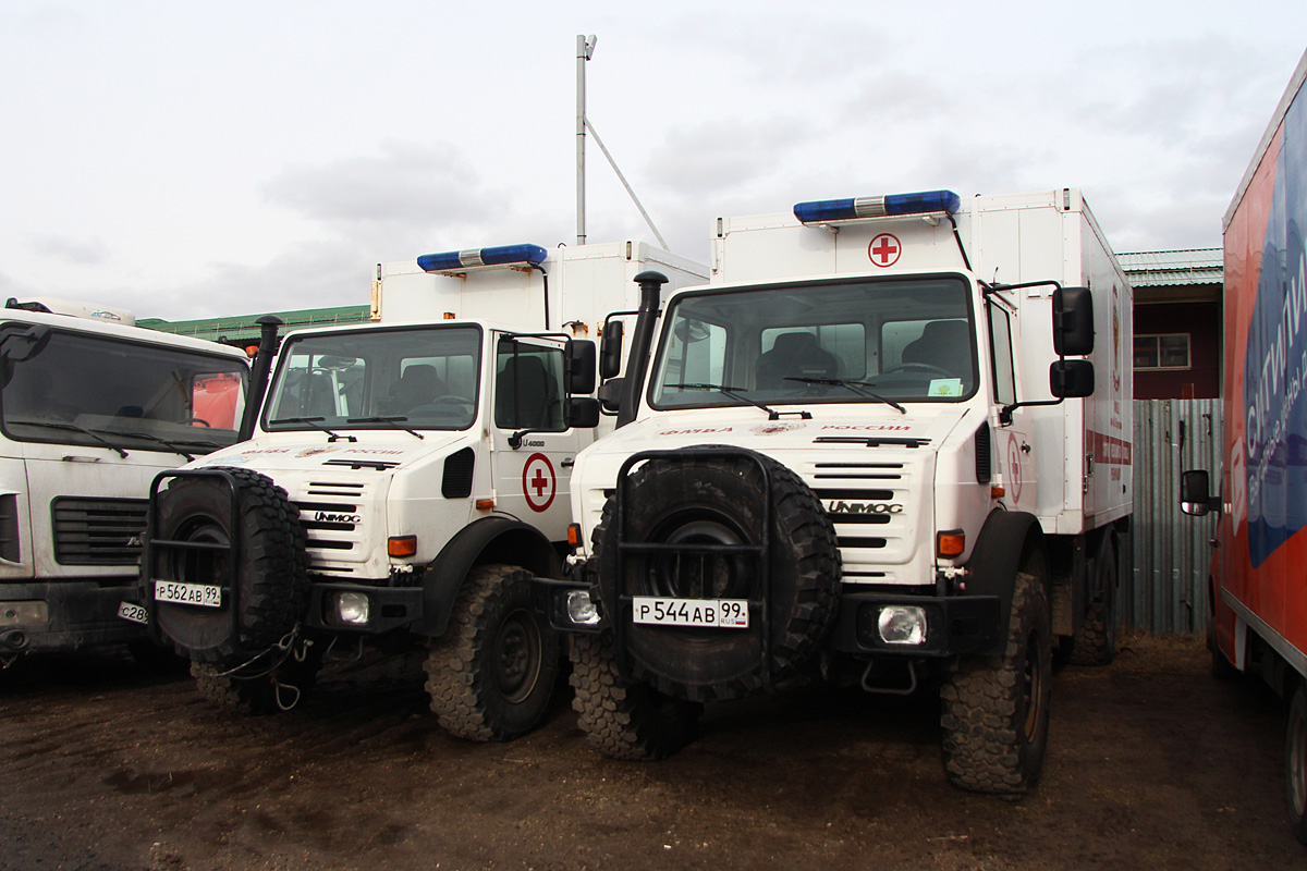 Москва, № Р 544 АВ 99 — Mercedes-Benz Unimog U4000