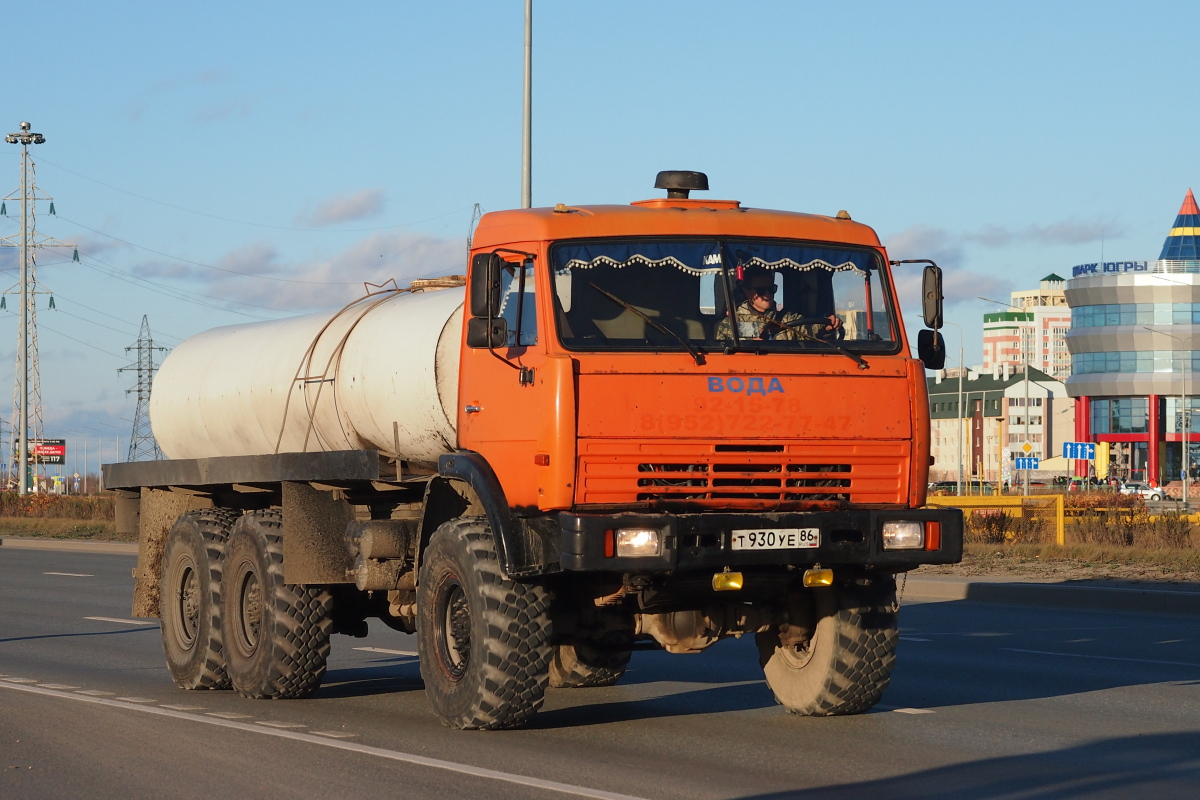 Ханты-Мансийский автоном.округ, № Т 930 УЕ 86 — КамАЗ-43118-02 [43118C]