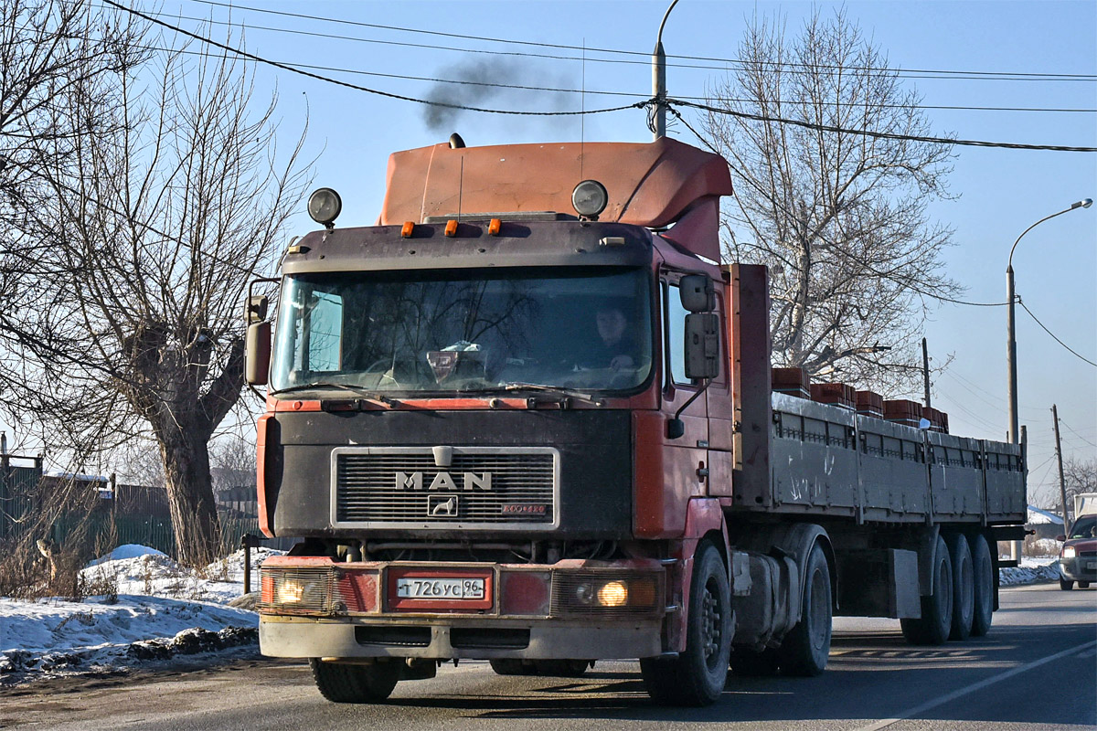 Свердловская область, № Т 726 УС 96 — MAN F2000 (общая модель)